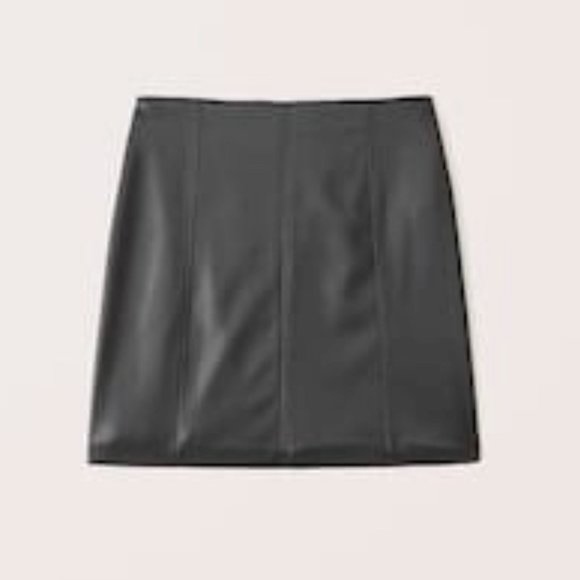 Abercrombie & Fitch Dresses & Skirts - Abercrombie & Fitch Vegan Leather Mini Skirt
